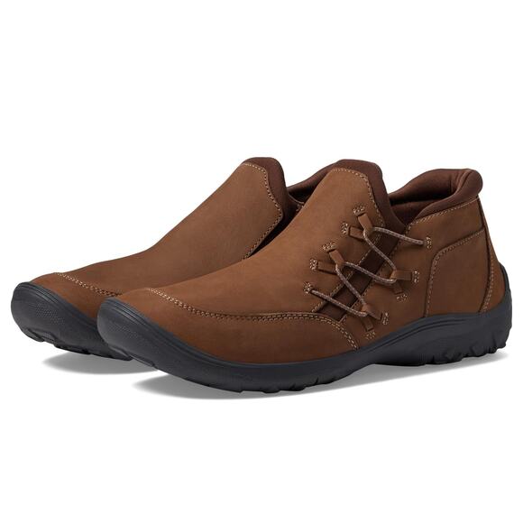 NWT Clarks Collection Women\'s Fiana Bay Ankle Boot, Taupe Nubuck, 6.5 M